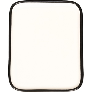 Zafferano Чиния за закуски Lido Rim 11 x 14 см черна (RIM0510)