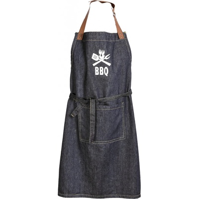 Forbyt kuchyňská zástěra JEANS BBQ šedomodrá 70x90cm