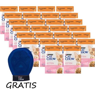 CAT CHOW Krmivo pro koťata s krůtím masem a cuketou v želé 26x85 g
