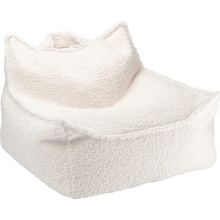 Wigiwama Detské kreslo Cream White Beanbag Chair WGM-001-4