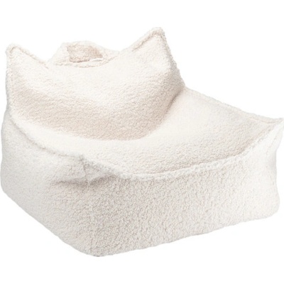 Wigiwama Detské kreslo Cream White Beanbag Chair WGM-001-4