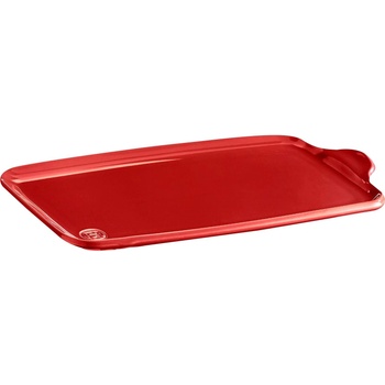 Emile Henry Плоча за печене и сервиране appetizer platter - размер xl - цвят червен (eh 5005-34)