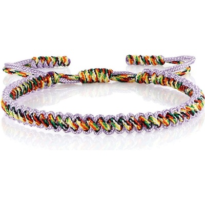 BudNej tibetský náramek pro štěstí fialový MN1922