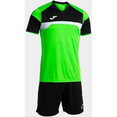 Joma Danubio III sportovní set Fluor green black zelená
