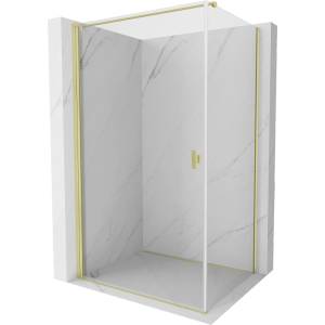 Mexen Mist-B кабина за душ с врати 70 x 85 см, прозрачна, златна матова - 8A2T-070-085-55-00 (8A2T-070-085-55-00)