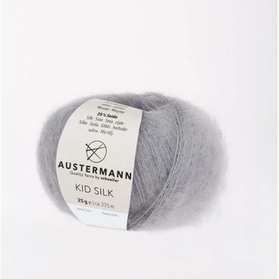 Pletací příze Austermann Kid Silk Barva: 18 SILBER