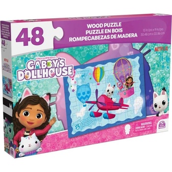 Spin Master 20139881 Gabby`s Dollhouse Дървен пъзел 48 части (6067989)