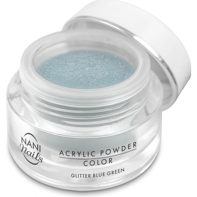 NANI akrylový pudr Glitter Blue Green 3,5 g – Zboží Mobilmania