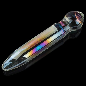 Image 1 of Lovetoy Twilight Gleam Glass Dildo Prism Glass