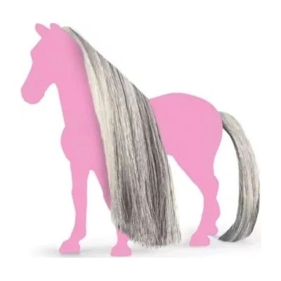 Schleich Schleich: Красавица кон - комплект аксесоари за грива и опашка - сив