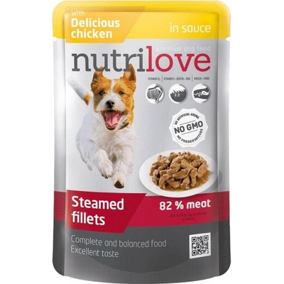 Nutrilove s delikátnym kuracím v omáčke 85 g