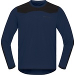 Norrøna Мъжка фланелка с дълъг ръкав за колоездене Norrøna Skibotn Equaliser Tech Long Sleeve Cycling jersey - Indigo Night - размер M (056-3182-0112)