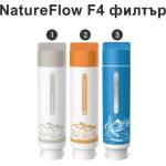 Nature Flow Pre Ro, Aerospace-grade RO и минерализационен филтър F4 (Pre-RO + Aerospace-grade RO + Mineralization filter)