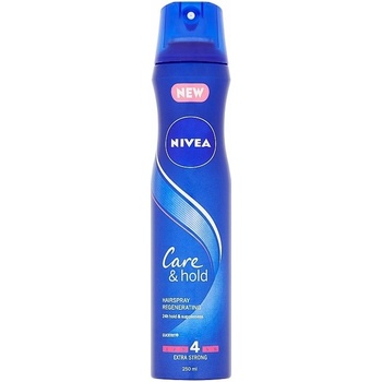 Nivea Care & hold regeneračný lak na vlasy pre extra silnú fixáciu 250 ml