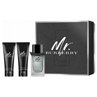 Burberry Mr. Burberry Darčeková sada, EDT 100 ml + sprchový gél 75ml + balzam po holení 75ml