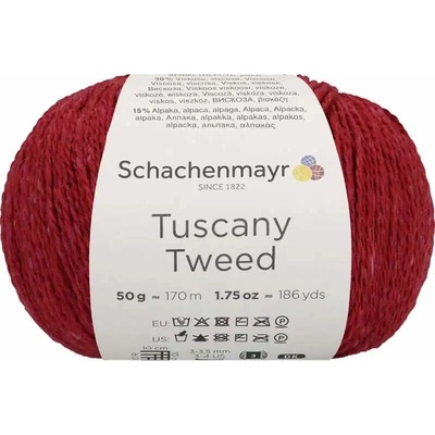 Schachenmayr Tuscany Tweed 36 Červená