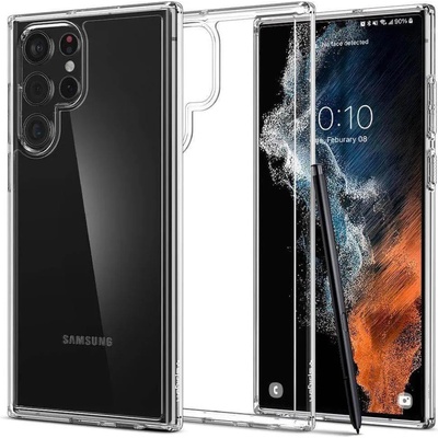Spigen Ultra Hybrid Case - хибриден кейс с висока степен на защита за Samsung Galaxy S22 Ultra (прозрачен)