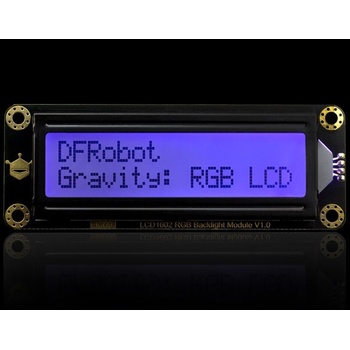 DFROBOT GRAVITY znakový display 16x2 znaky RGB podsvietenie