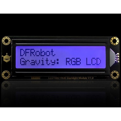 DFROBOT GRAVITY znakový display 16x2 znaky RGB podsvietenie