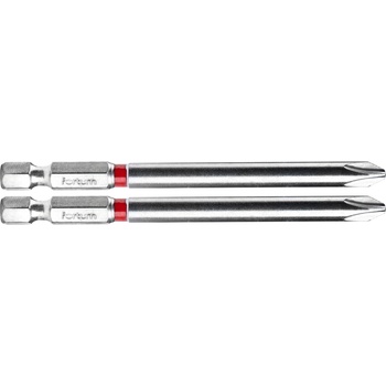 Fortum вкарващ накрайник PH, 2 бр. , стомана S2; PH 2x90mm, в блистери