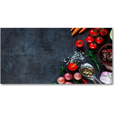 Foto obraz sklo tvrzené ingrediencie 100x50 cm