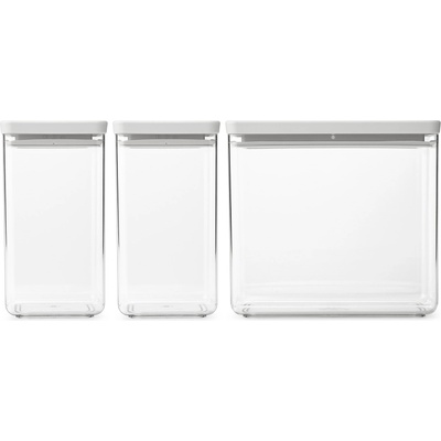 Brabantia Dóza na potraviny TASTY PLUS, sada 3 kusov, svetlosivá, Brabantia (BRAB230769)