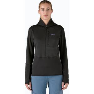 Patagonia Дамско софтшел яке Patagonia R1 Hybrid Pullover Hoody black