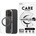 Panzer Гръб CARE by PanzerGlass за iPhone 16 Pro, Feature Case Black Kickstand and MagSafe