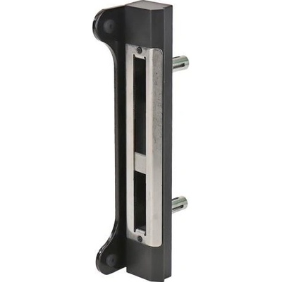 LOCINOX SFKO QF 9005 - dorazová lišta pro zadlabací zámky , pro profil 40 až 60 mm, pro křídlové branky, černá