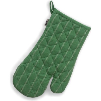 KELA Chňapka rukavice do rúry Cora 100% bavlna svetlo zelené/zelené pruhy 31,0 x 18,0 cm