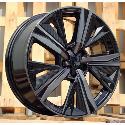 Racing Line Y1187 7x17 4x108 ET25 black dark polished