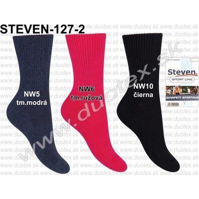 Steven Froté ponožky 127 2 NW10 čierna