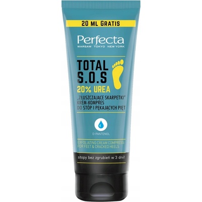 Perfecta Total S.O.S. krémový obklad na chodidlá a päty 120 ml