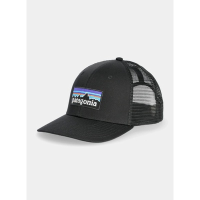 Patagonia P-6 Logo Trucker Hat black 24/25