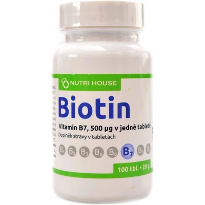 Nutrihouse Vitamín B7 D-biotin 100 tablet