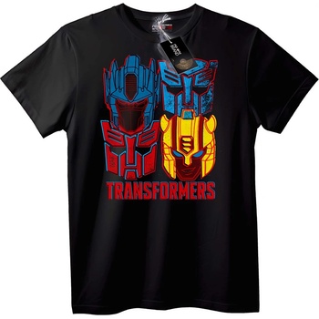 NOONEBRAND Тениска Transformers: Оптимус и Бъмбълби - 2XL, White