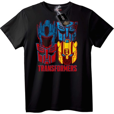 NOONEBRAND Тениска Transformers: Оптимус и Бъмбълби - 2XL, White