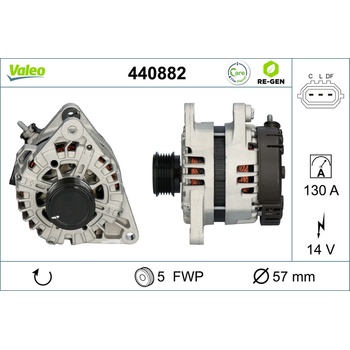 VALEO Alternátor 440882