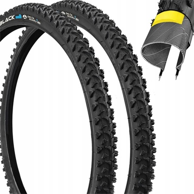 Terénne plášte 2 kusy pre horský bicykel MTB BLACKONE 26 x 1.95 50-559