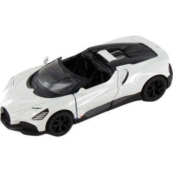 Kinsmart Метална количка Kinsmart - Bugatti Mistral, 1: 36, бяла (55132)
