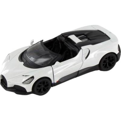 Kinsmart Метална количка Kinsmart - Bugatti Mistral, 1: 36, бяла (55132)