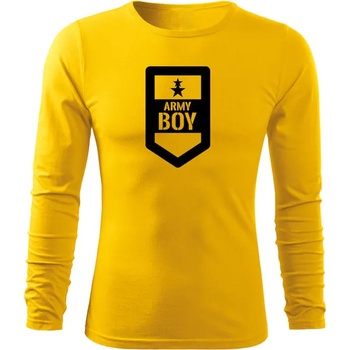 Image 1 of DRAGOWA FIT-T Тениска с дълъг ръкав Army Boy, жълта, 160 г/м2 (5609)