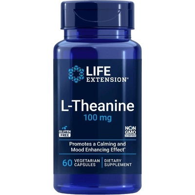 Life Extension L-theanine 100 mg 60 kapslí