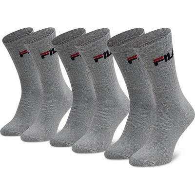 Fila Комплект 3 чифта дълги чорапи мъжки Fila Calza Tennis F9505 Сив (Calza Tennis F9505)