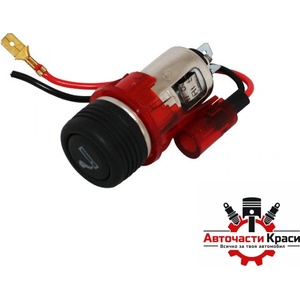 Paolo Универсална запалка за автомобили - 12v -09649 - червена (46087) - avtochastikrasi