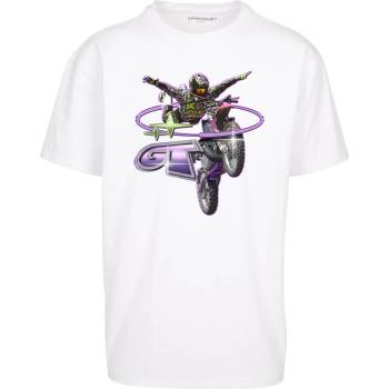 Mister Tee Мъжка тениска в бял цвят Mister Tee Moto GT Oversize. UB-MT2735-00220 - Бял, размер 4XL