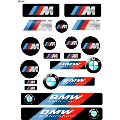 Samolepka set A4 - BMW