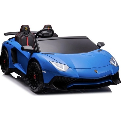 LEAN CARS Elektrické autíčko Lamborghini XXL 200W 24V dvojmiestne modré 200W 24V/14Ah 2023