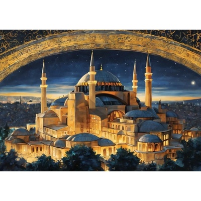 Art Hagia Sophia Istanbul 1000 dílků