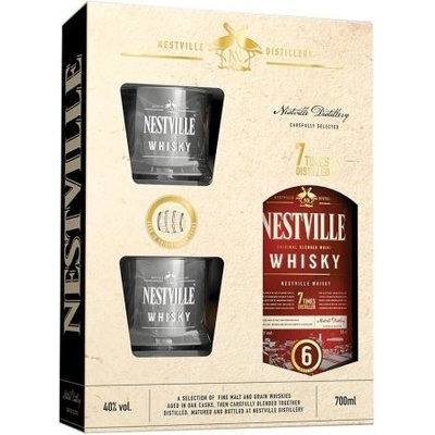 Nestville 6y 40% 0,7 l (darčekové balenie 2 poháre)